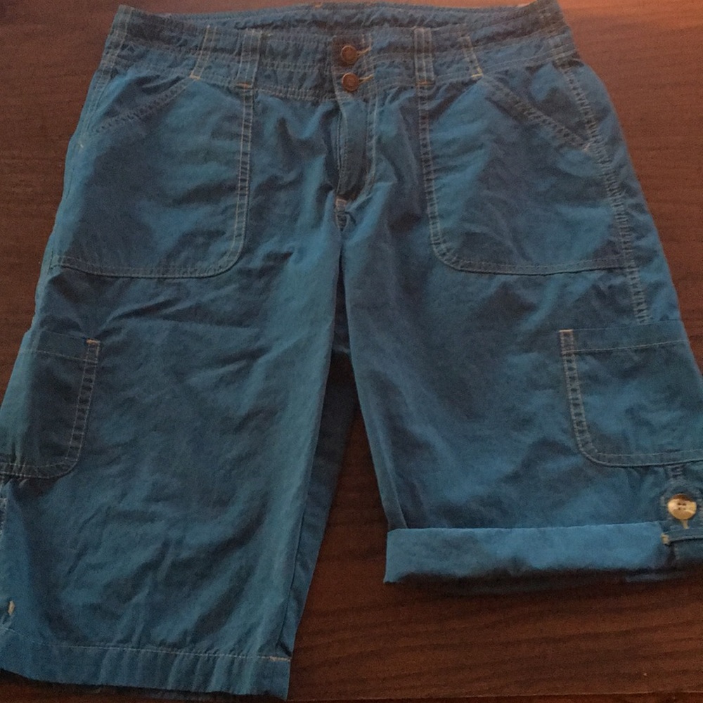 Ojai quick dry hiking shorts size 4 beautiful blue